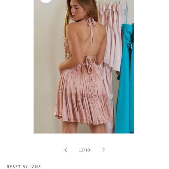 New - Reset - Mauve Ruffled Dress - Picture 6 of 6